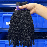 Bohemian Spiral Curl Bulk Virgin Human Hair For Braiding